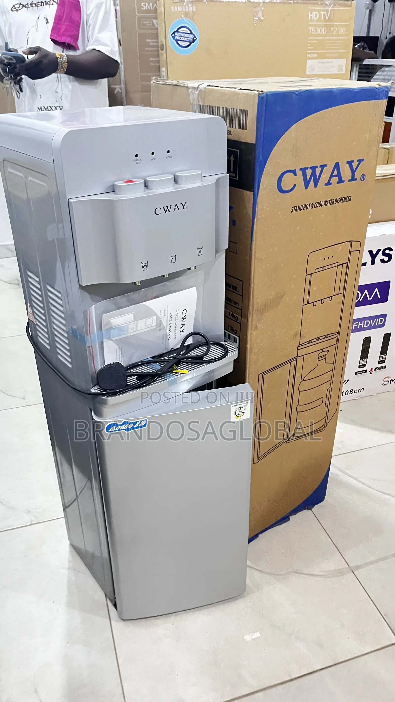 Cway Hot and Cold Dispenser Artic 1bcwm16bl