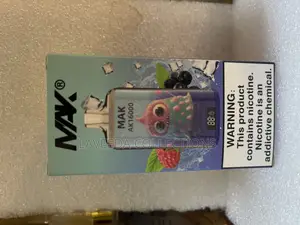 Max Mak Ak16000 Disposable Vape Pod, a Blueberry Raspberry Ice Flavor