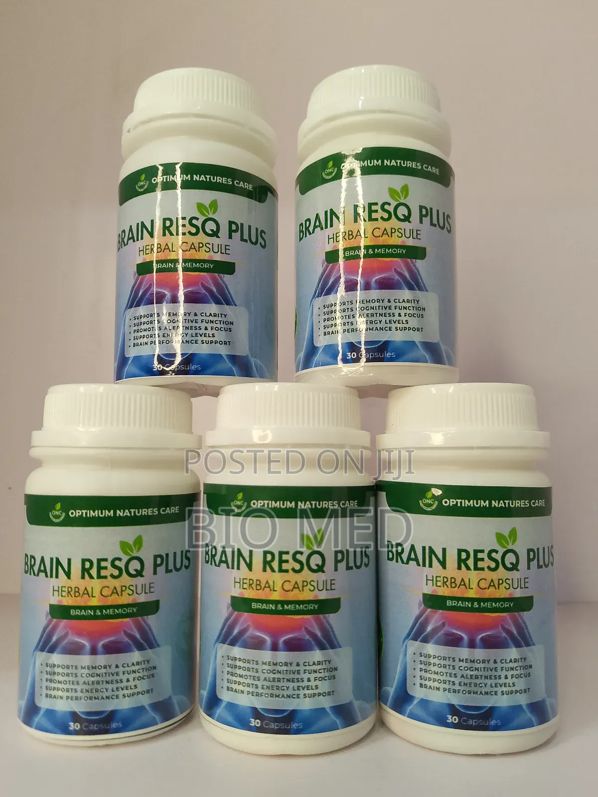 Brain Resq Plus Herbal Capsule for Memory Mental Clarity Support