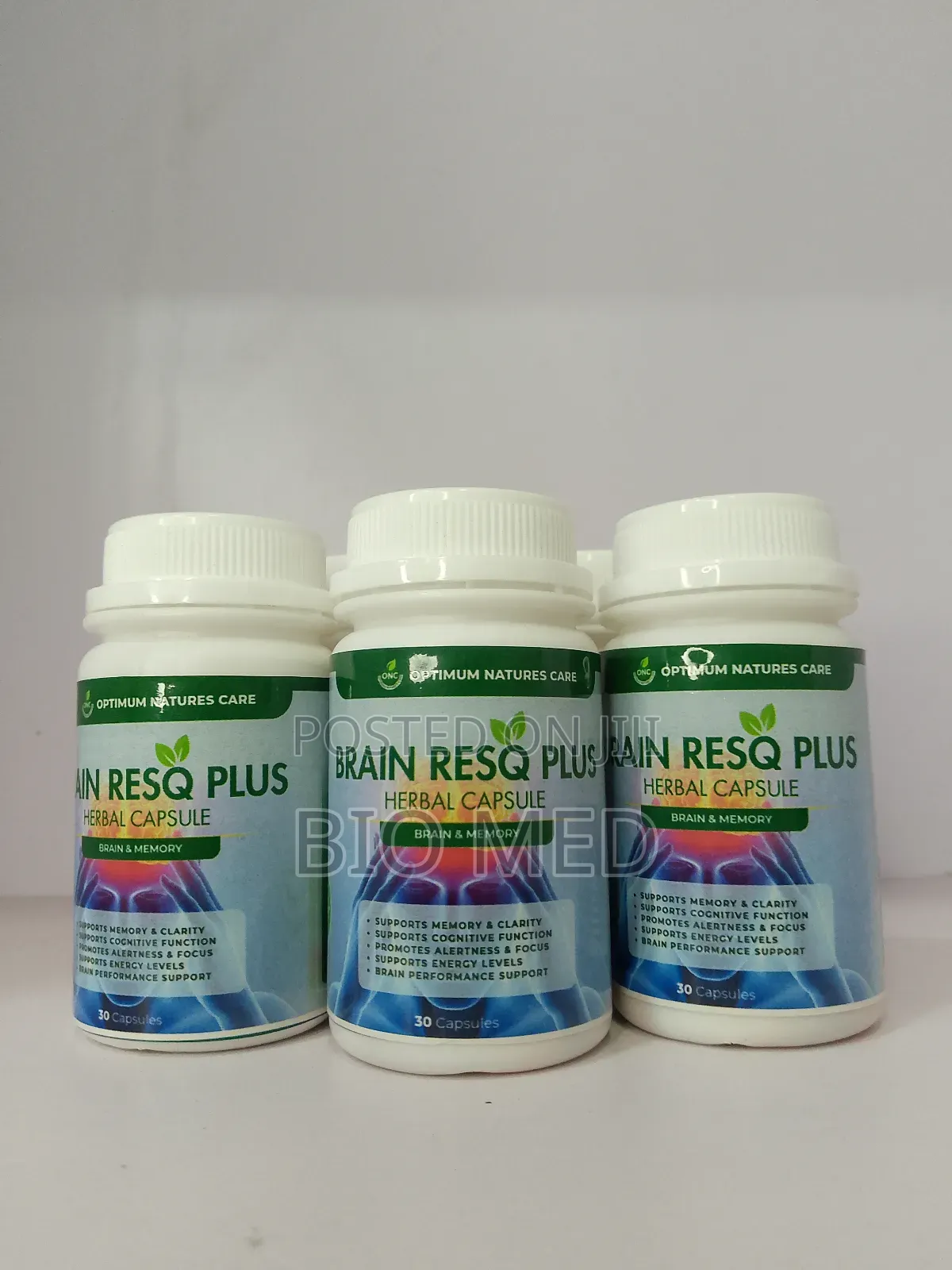 Brain Resq Plus Herbal Capsule for Memory Mental Clarity Support
