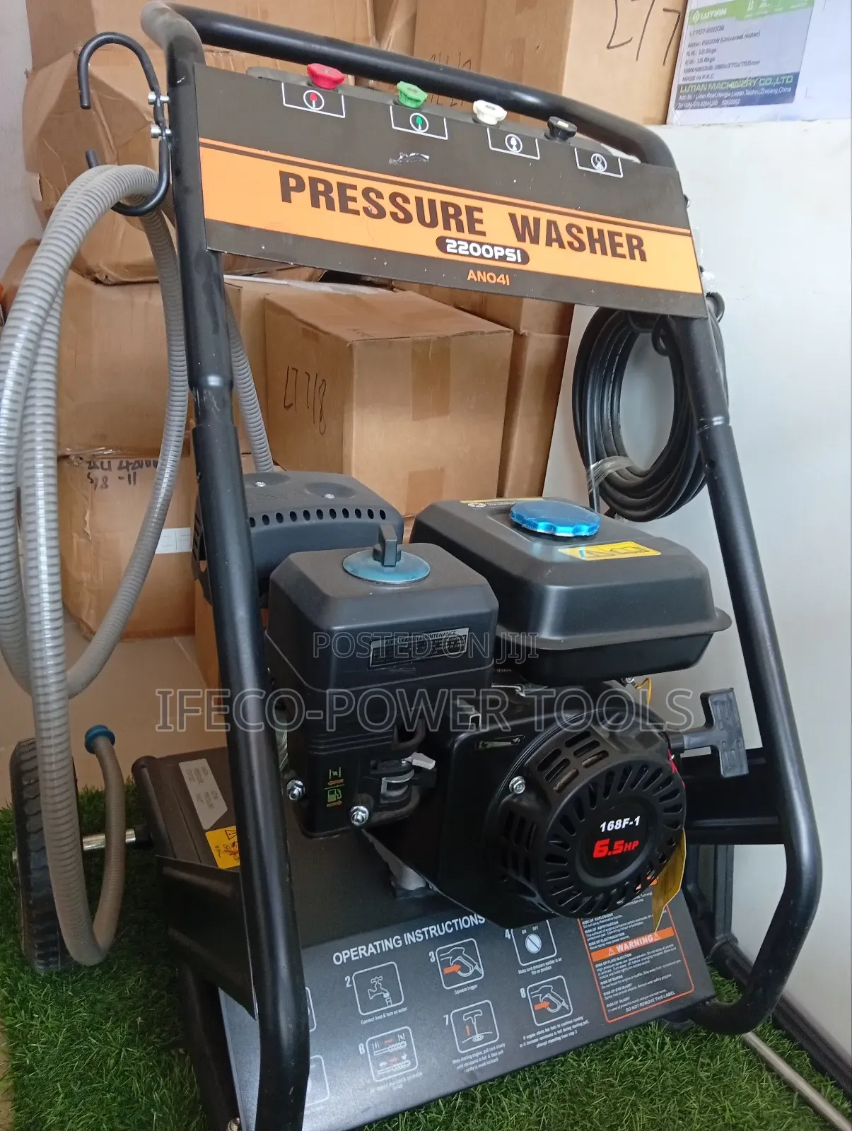 Lutian Model 11-85 Gasoline Pressure Washer