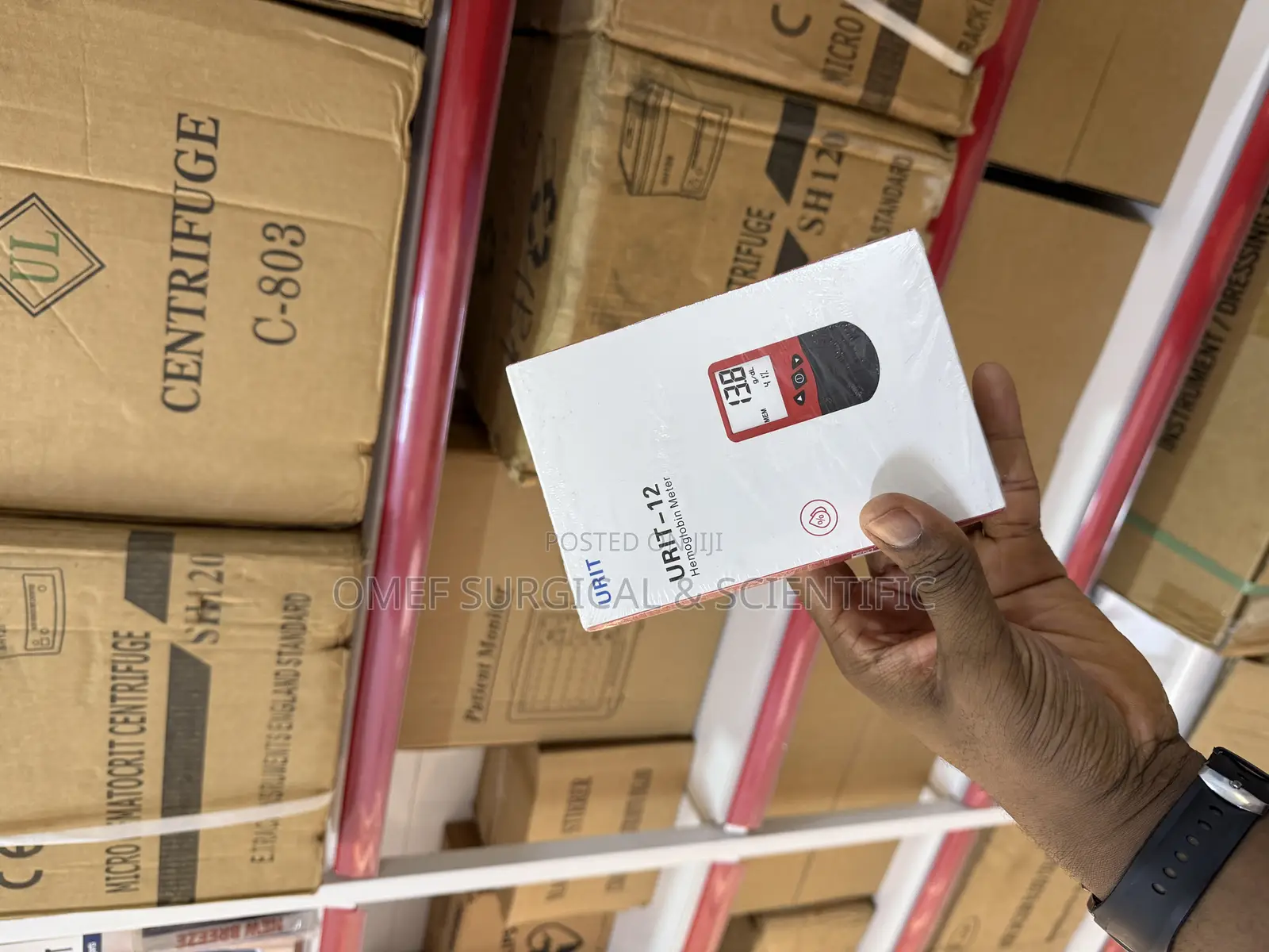 Hemoglobin/PVC Meter