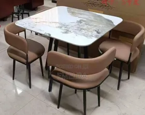 4 Seater Elegant Core Marble Dinning