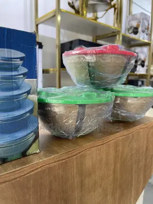 5-Piece Glass Mixing and Storage Bowl Set