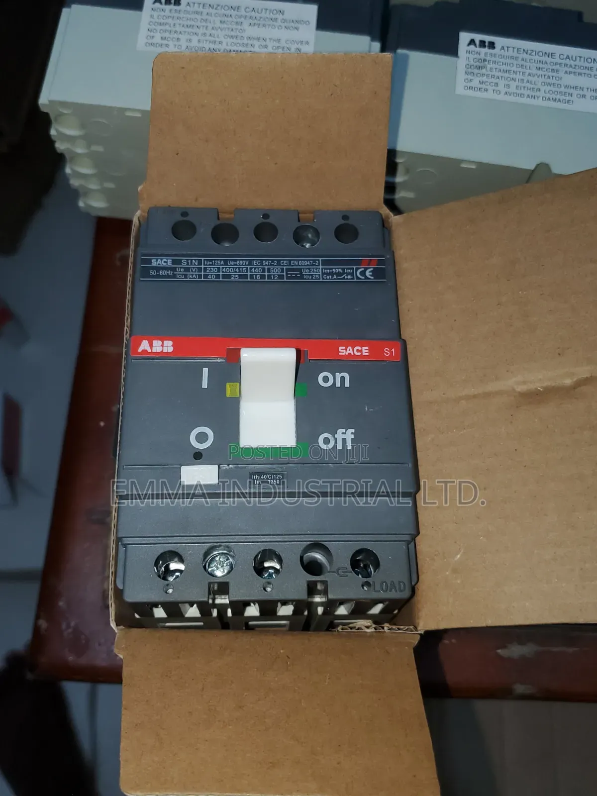 Abb Breaker 125amp 3p Isomax
