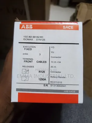 Abb Breaker 125amp 3p Isomax