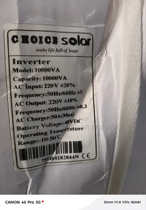 Choice Inverter 10kva 48v Non Hybrid