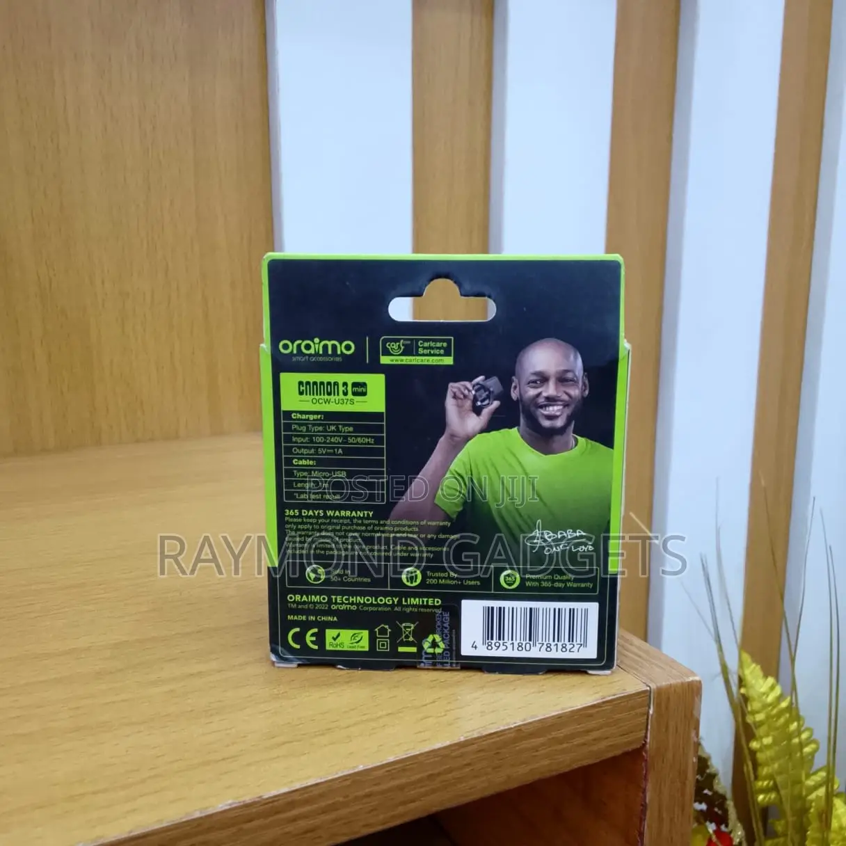 Oraimo Cannon 3 Mini Charger + Micro Usb Cable