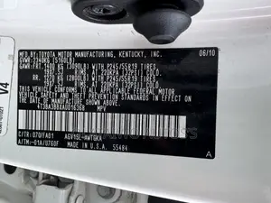 Toyota Venza Limited 2010 White