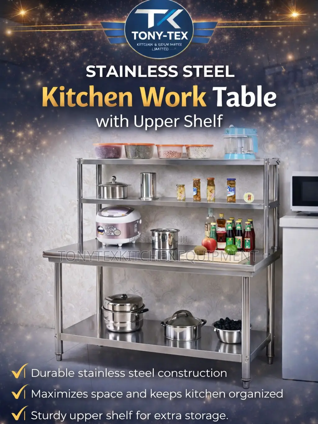 Restaurant Kitchen Prep Table Stainless Steel