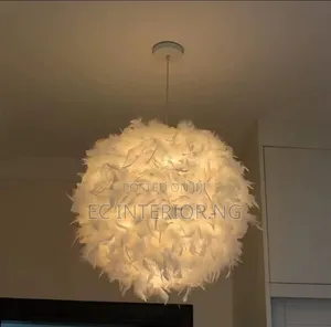 Nordic Feather Bedroom Pendant, Modern Minimally Creative Home