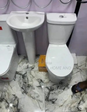 Min Set Wc With Basin and Pedestal