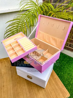 Large 2-step Jewelry Organizer | Elegant Storage Solution