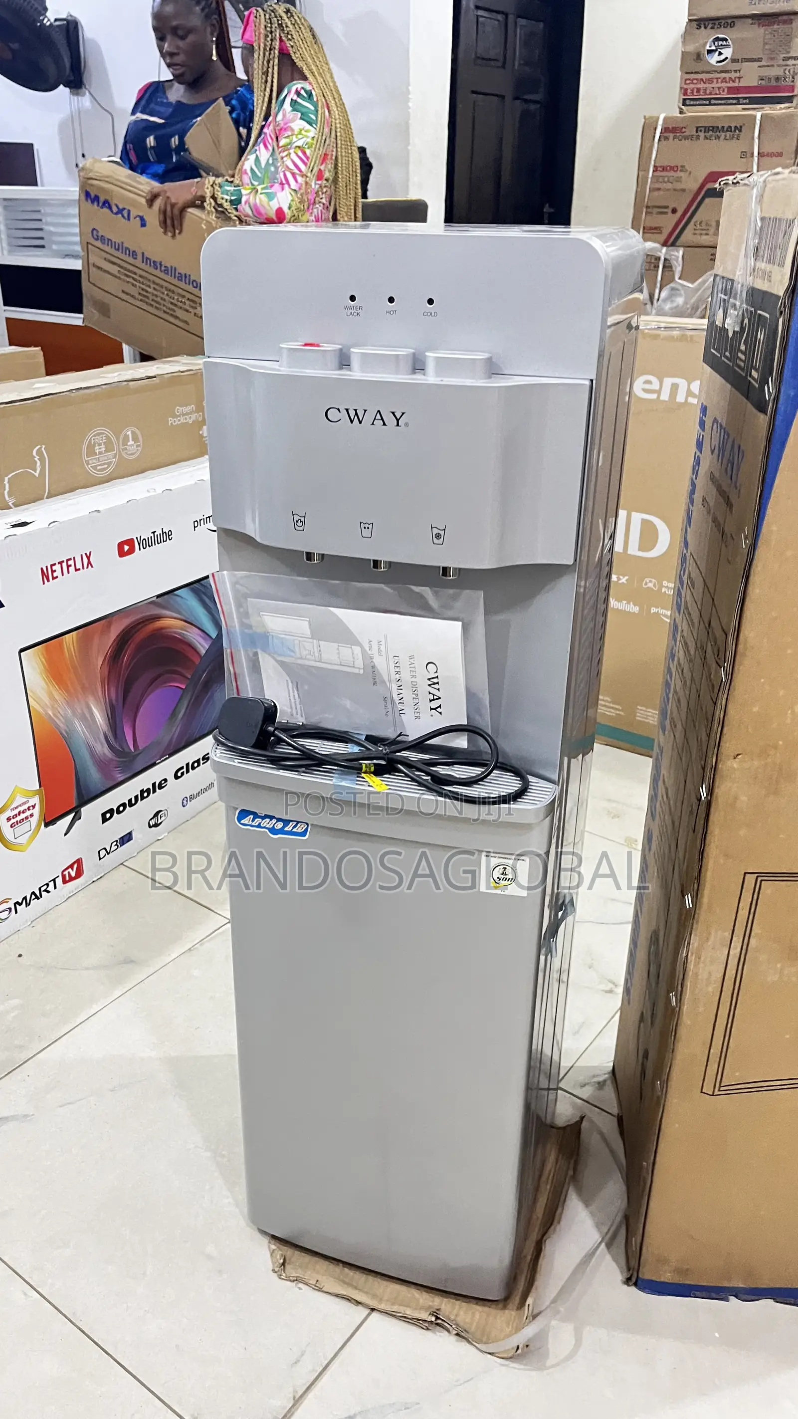 Cway Balanced Cooling Dispenser Artic 1bcwm16bl