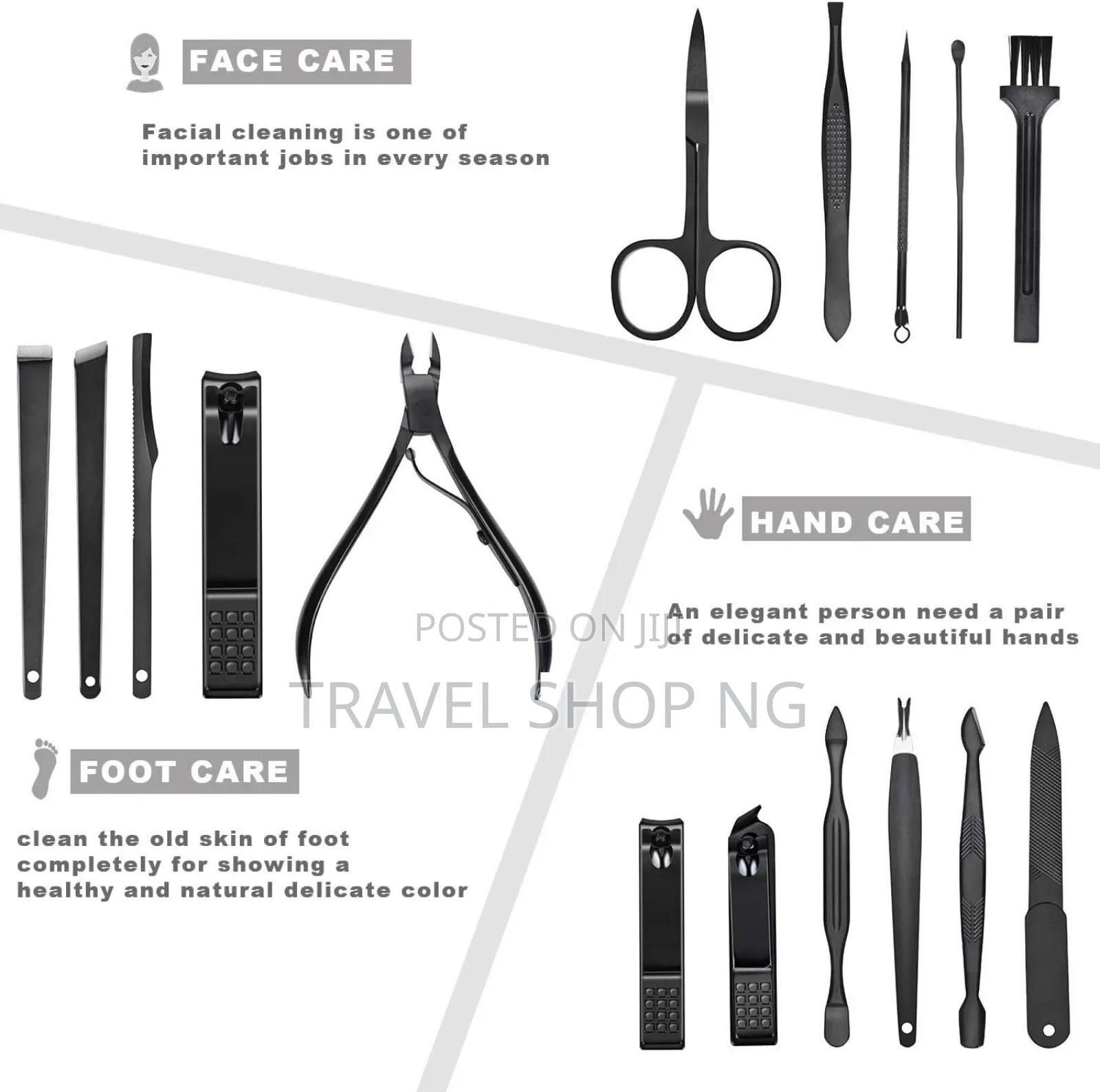 12 -Piece Nail Care Kits | Essential Grooming Tools