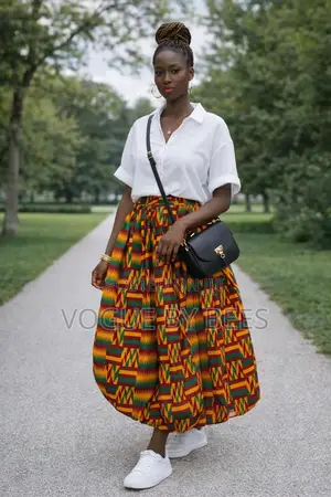Kente Bubble Skirt