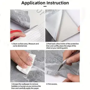 Self-Adhesive Waterproof Wallpaper, Home-Use Tile Wall Sticker for Kit