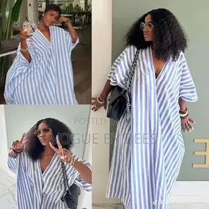 Stripe Bubu Gown