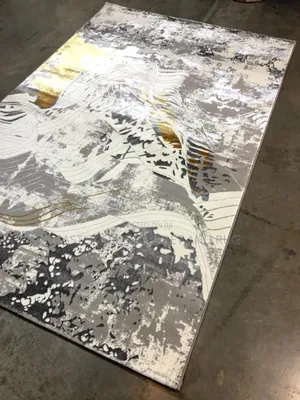 Modern Abstract Center Rug Avl in 4by6 5by7 and 7by10