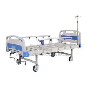 Manual Hospital Bed With Adjustable Head and Foot Sections