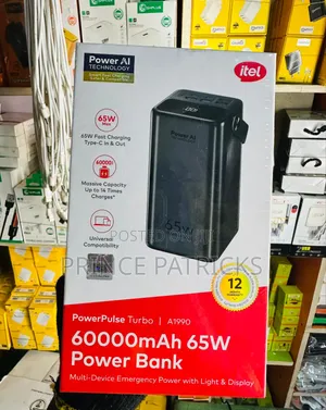 Itel Power Bank 60000mah 65w Very Durable
