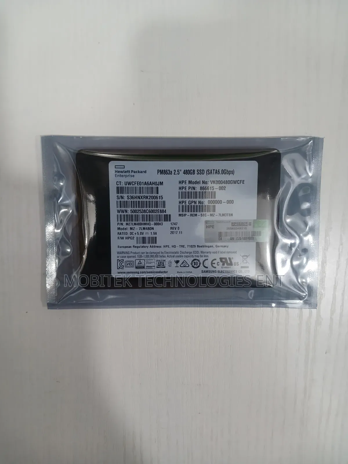 480gb Samsung Ssd Sata 6gbps Solid State Laptop Drive