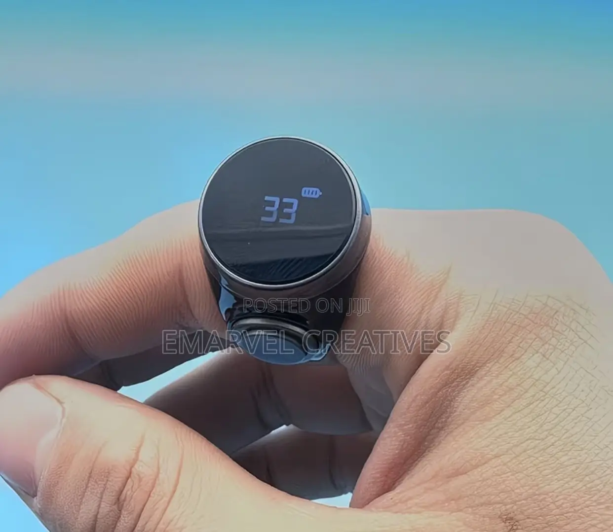 Oled Display Counting Ring, Tasbih, Featuring a Skin-Friendly