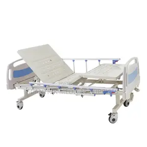 Adjustable Crank Hospital Bed for Patient Comfort and Safety