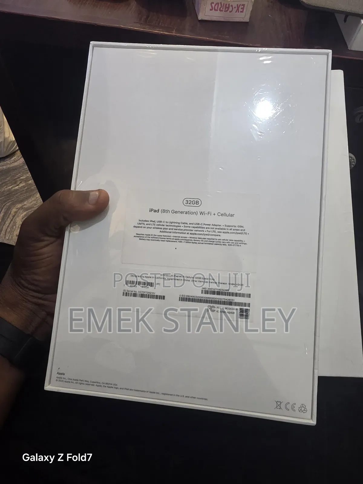 New Apple iPad 10.2 (2020) 32 GB Gray