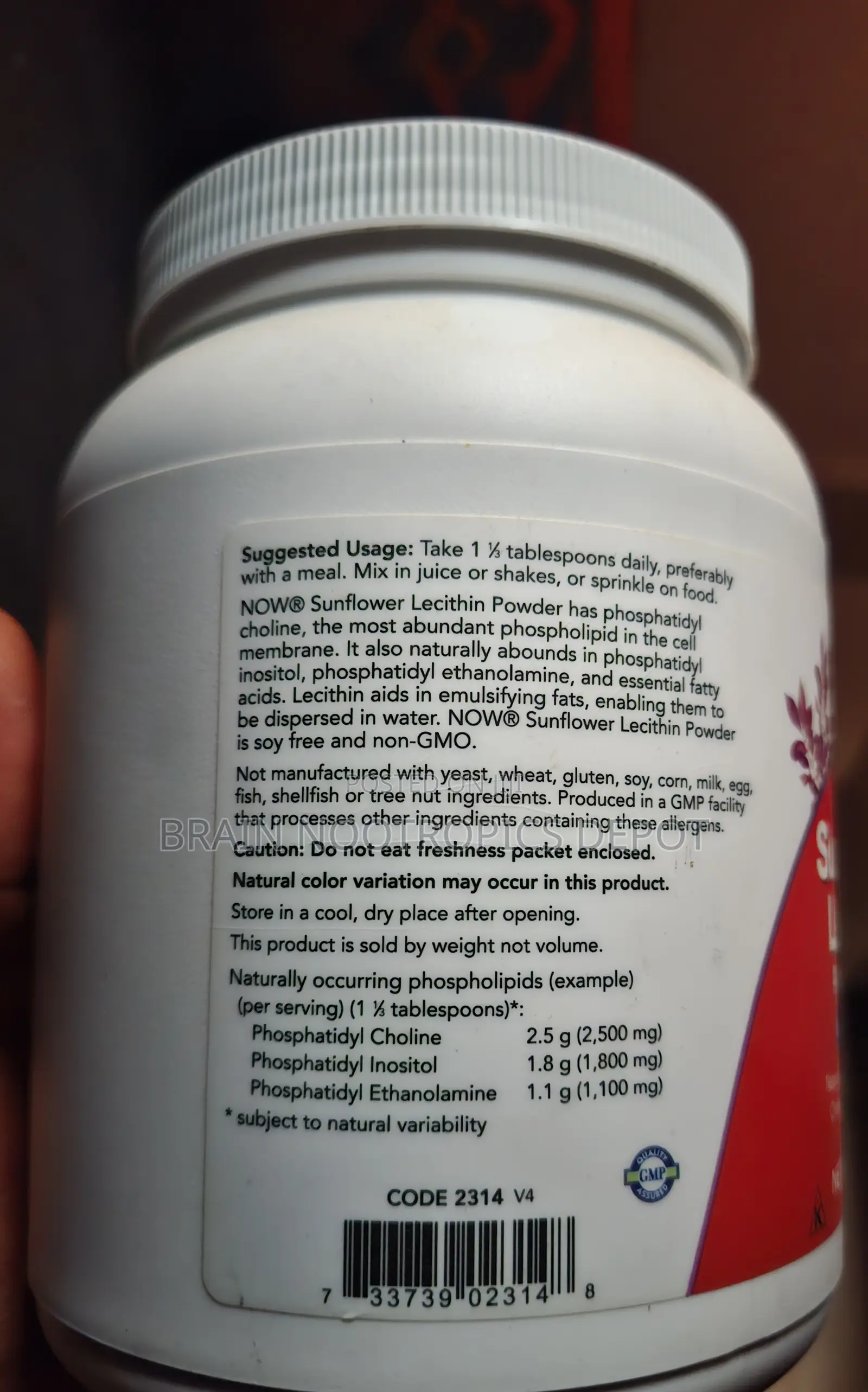 Sunflower Lecithin Powder