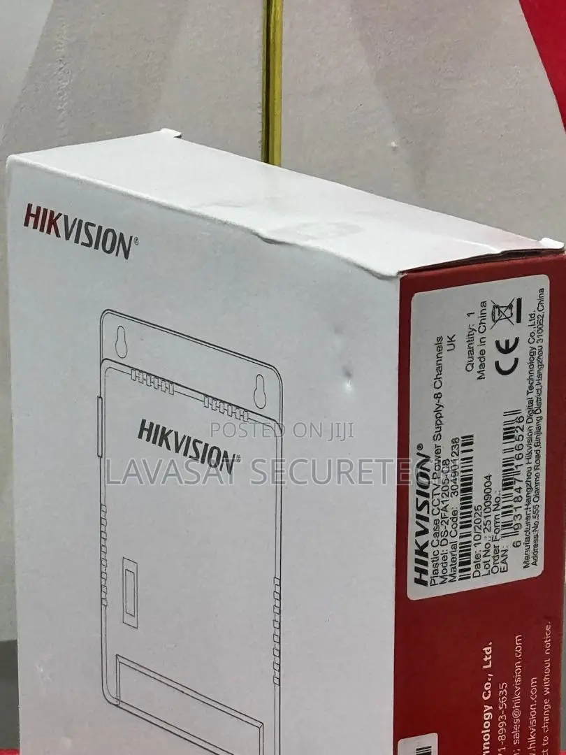 Hikvision 8-Channel CCTV Power Supply