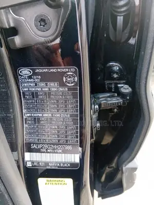 Land Rover Range Rover Evoque 2017 Black