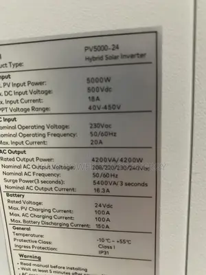 Haisic 4.2kva 24v Hybrid Inverter