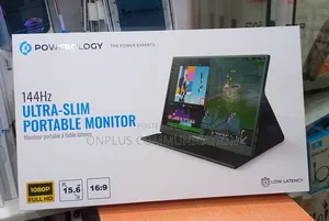 Powerology 15.6" Ultra-Slim Portable Monitor 144hz
