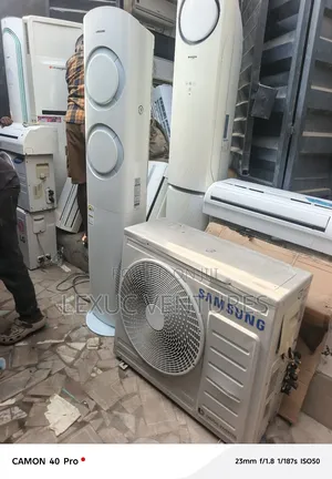 Uk Used Dc Inverter AC 3hp Tasted Working With Remote Control and Gas