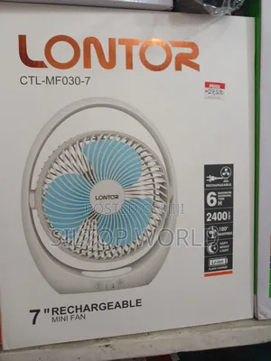 7inchs Lontor Rechargeable Mini Fan