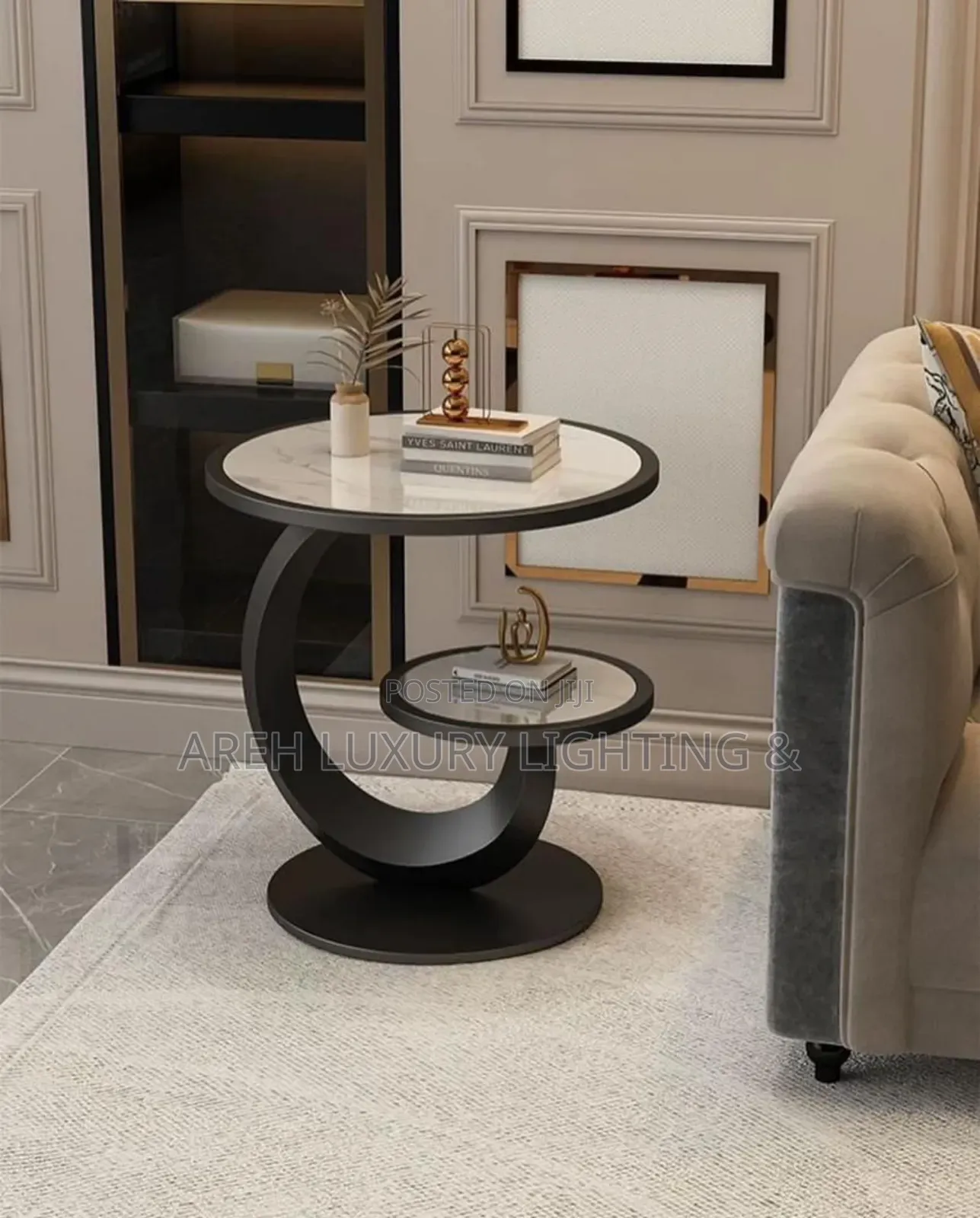 Luxury Side Stool Table for Living Room and Parlor