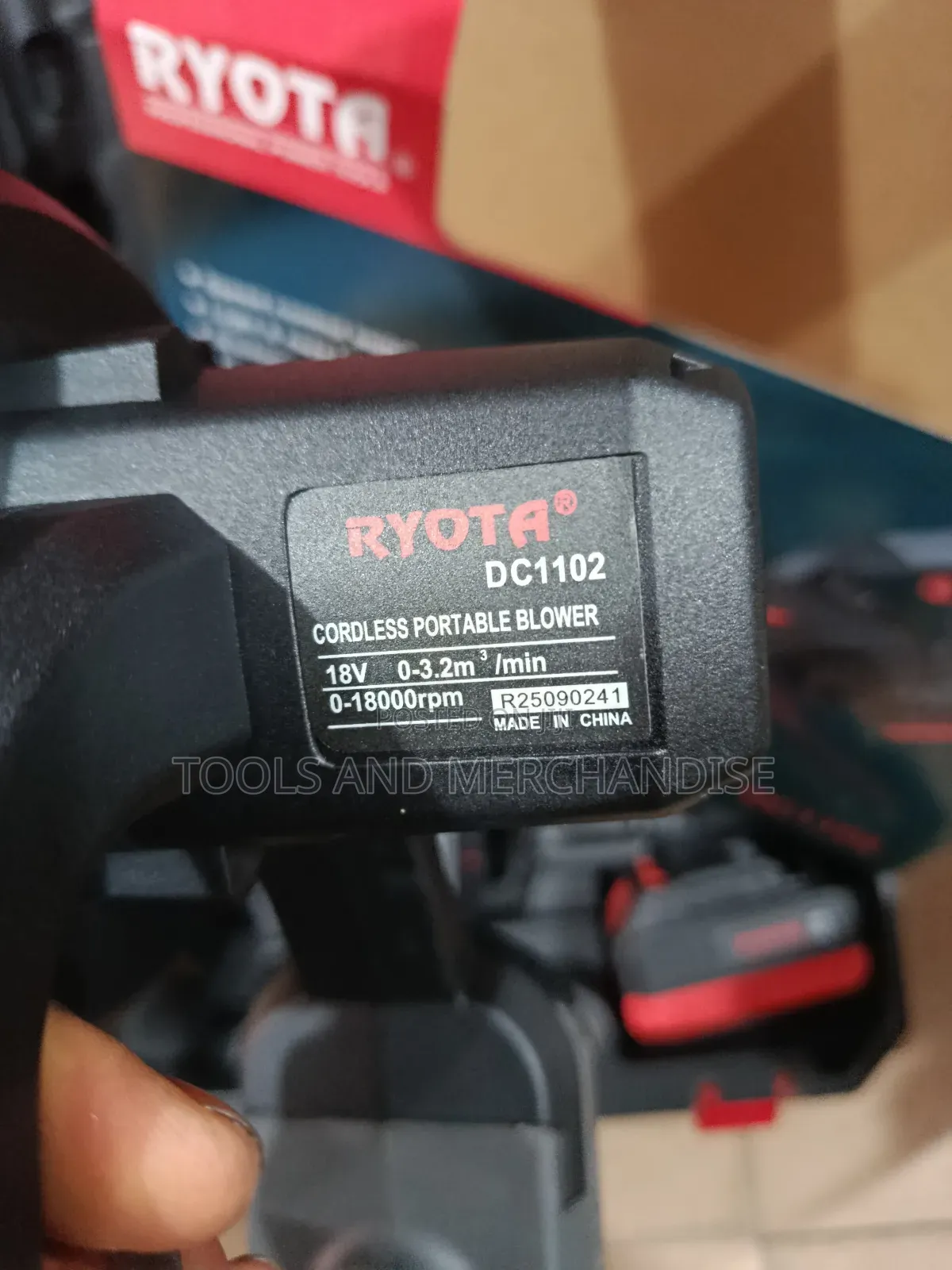 Cordless Portable Air Blower