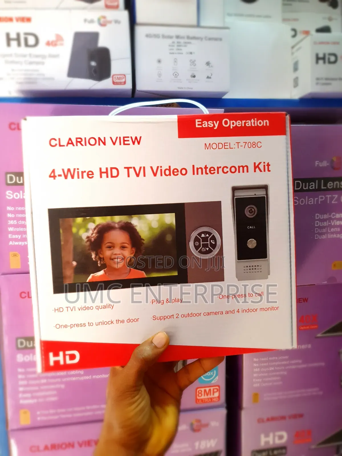 4-Wire Hd Tvi Video Intercom Kit