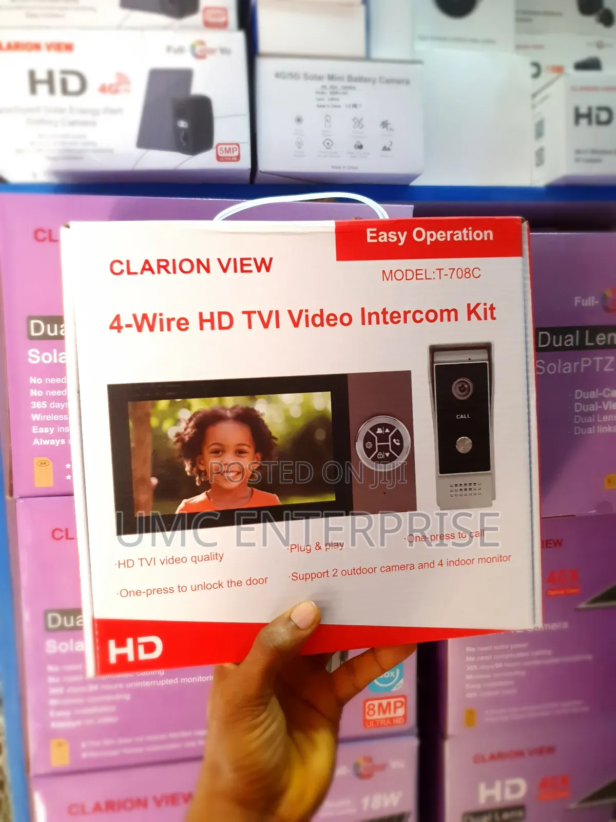 4-Wire Hd Tvi Video Intercom Kit