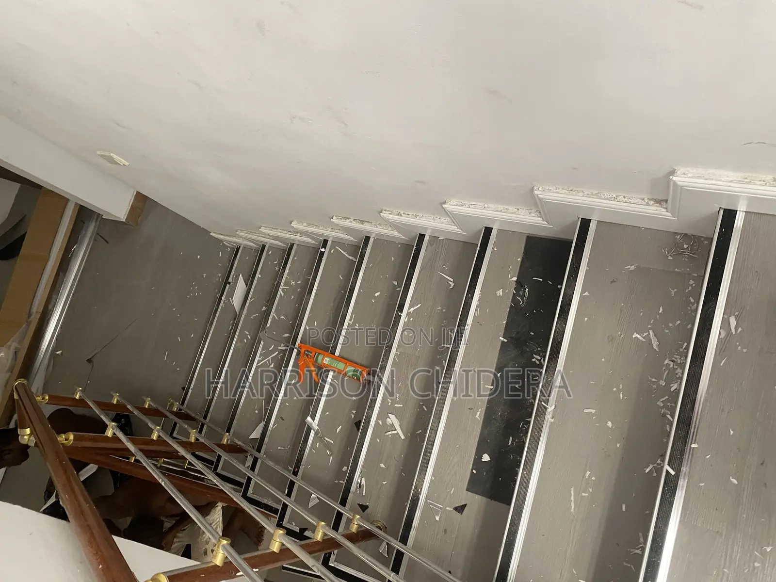 Vinyl Staircase Installation