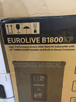 Behringer Eurolive B1800xp Active Pa Subwoofer.