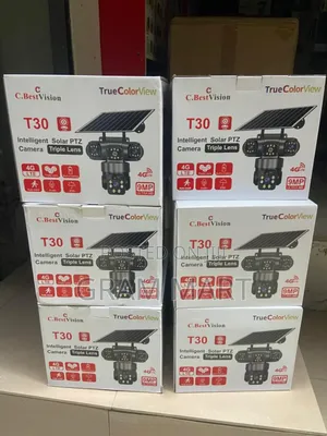 CCTV Solar Cameras 3 Lens