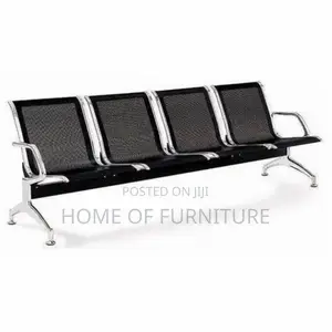 Airport Waiting Chairs – 4seater Commercial Reception Bench F