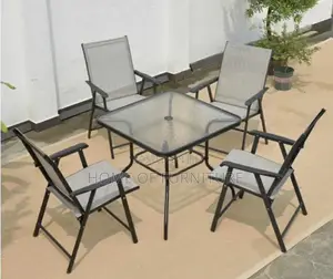 Chairs and Square Centre Table Set – Lounge Seating