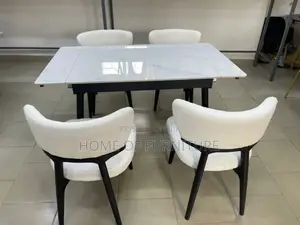 4 Chairs and Square Centre Table Set – Lounge Seating
