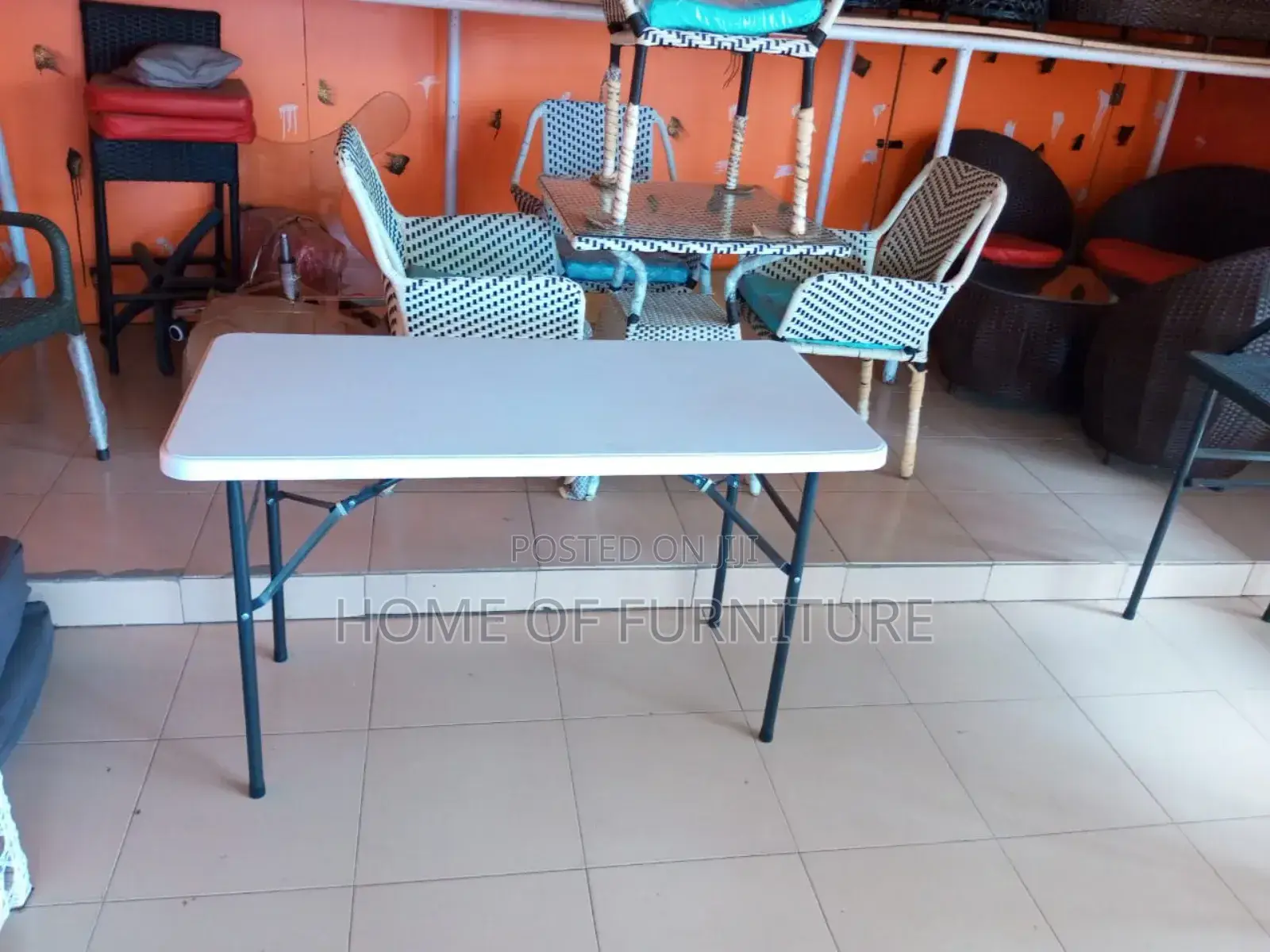 5ft Foldable Plastic Table – Heavy Duty Portable Folding Table