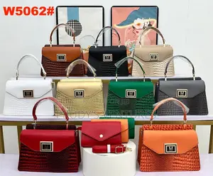 Solid Quality Stock 2 in 1 Leather Bag for Mature Women and Ladies