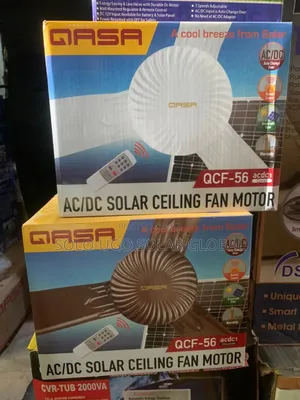 Ac/Dc Solar Ceiling Fan (Qasa)