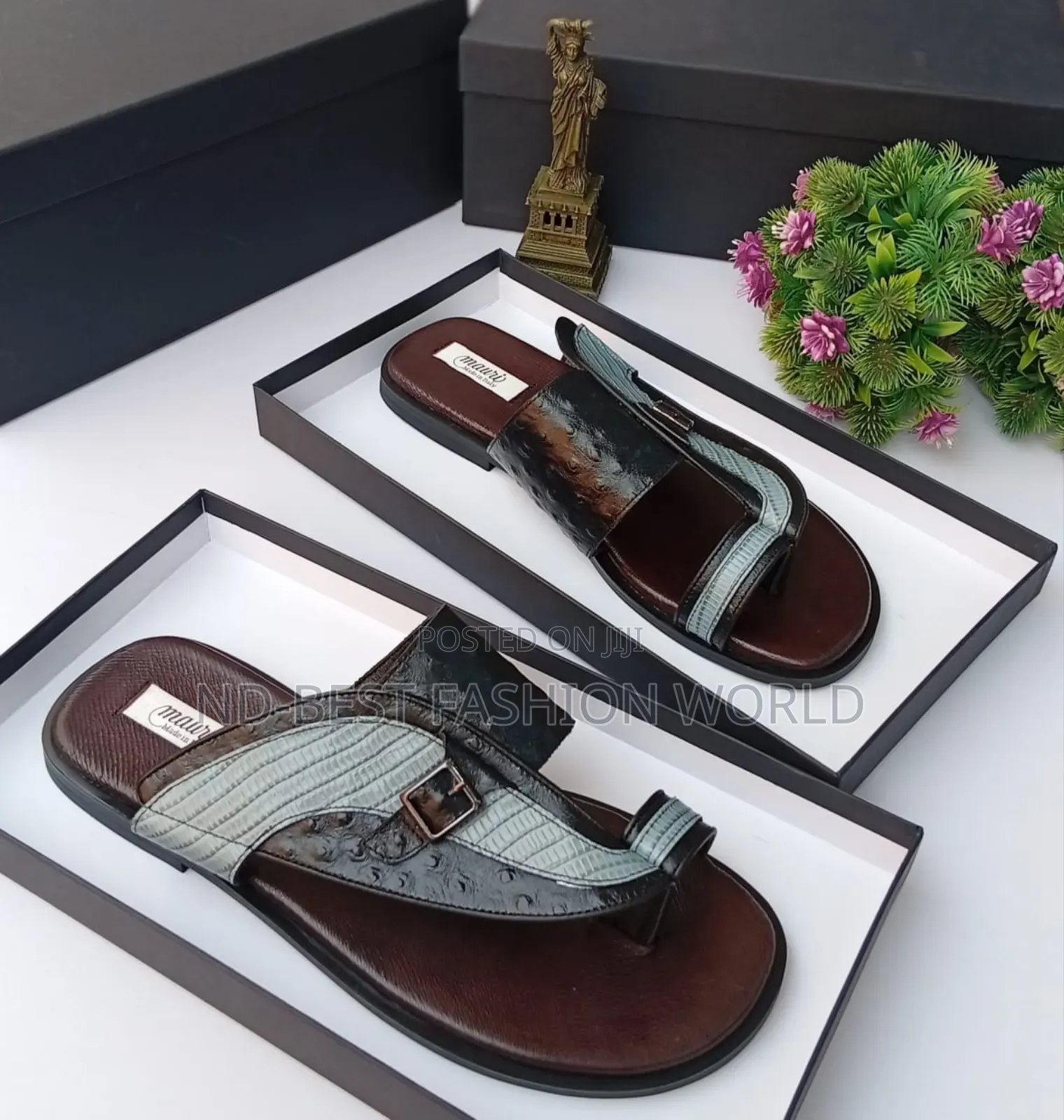 Mauri Leather Slippers